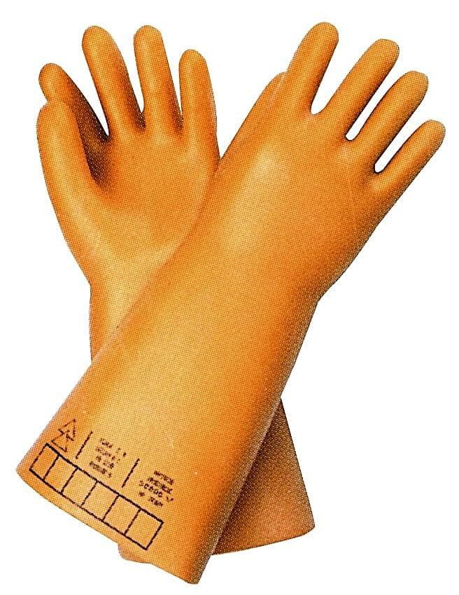Electrically Insulated Gloves, 5kV, Size: 10