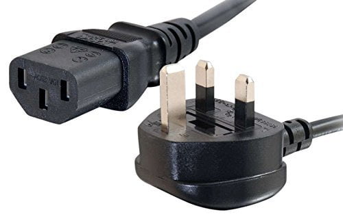 Power Cable, 10A, 250v, 1.2 meter, black, 3pins