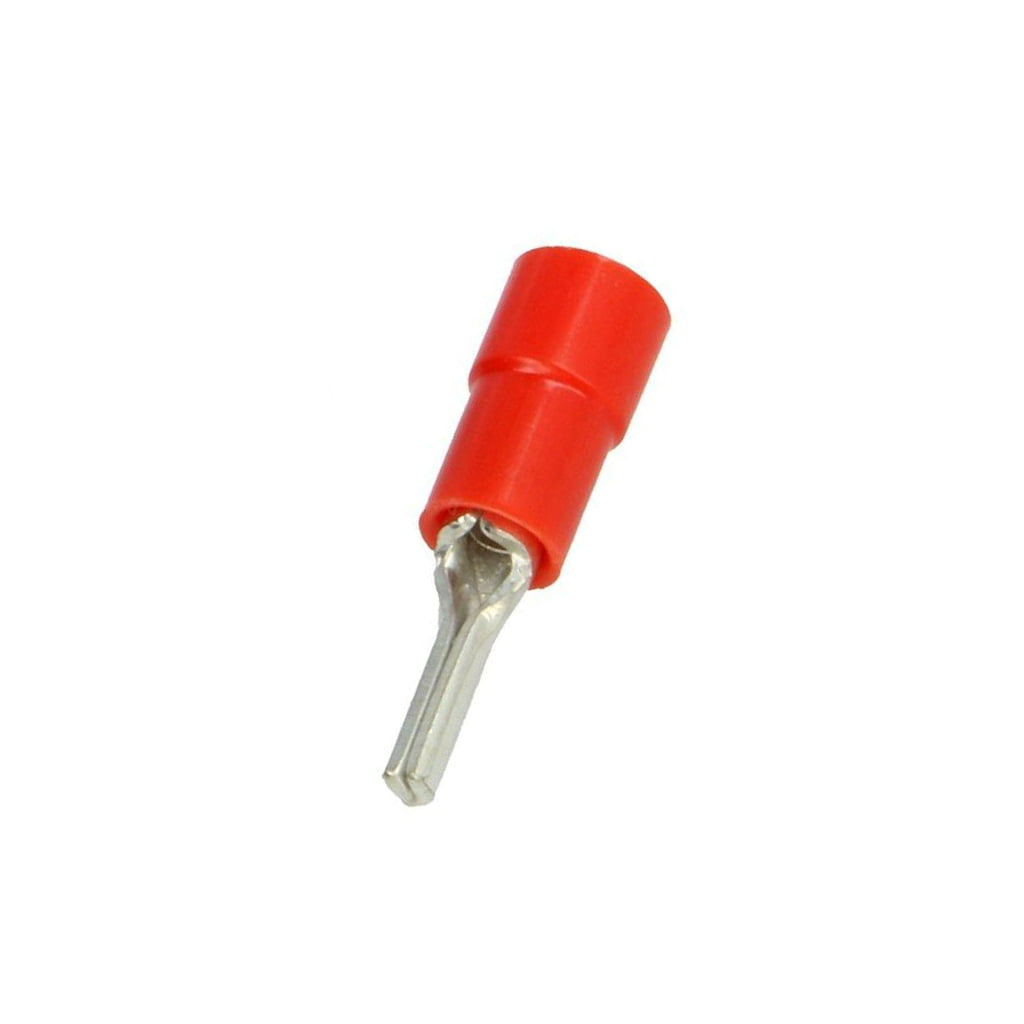 Insulated Terminal Connector, Tip Wire Pin; 1.8mm, Red