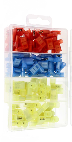 Crimped Connectors for cable Kit, Angled 90°, 90pcs