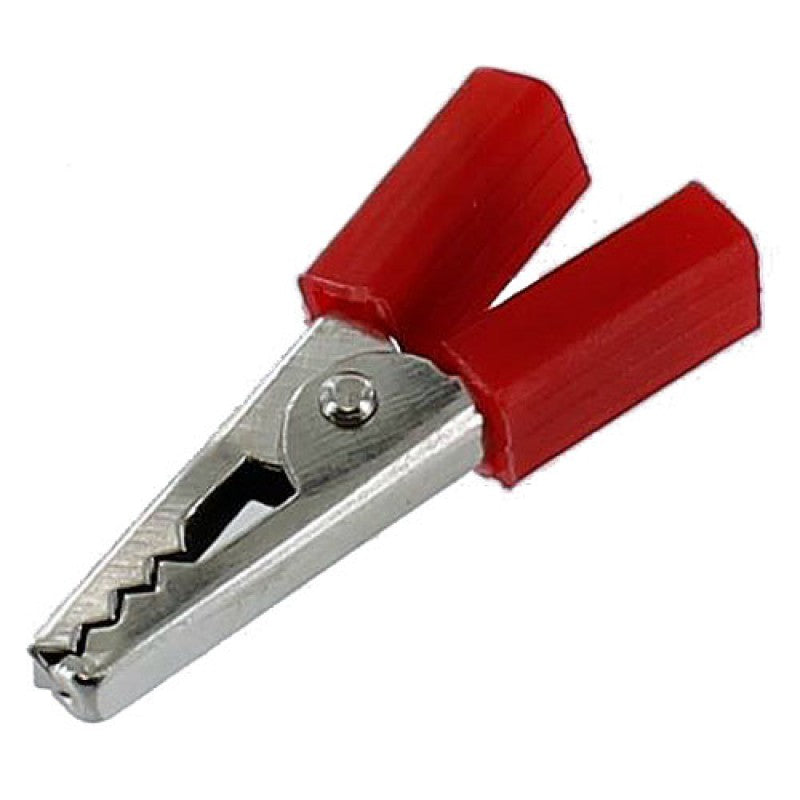 Alligator Clip, Crocodile Clip Metal, Red