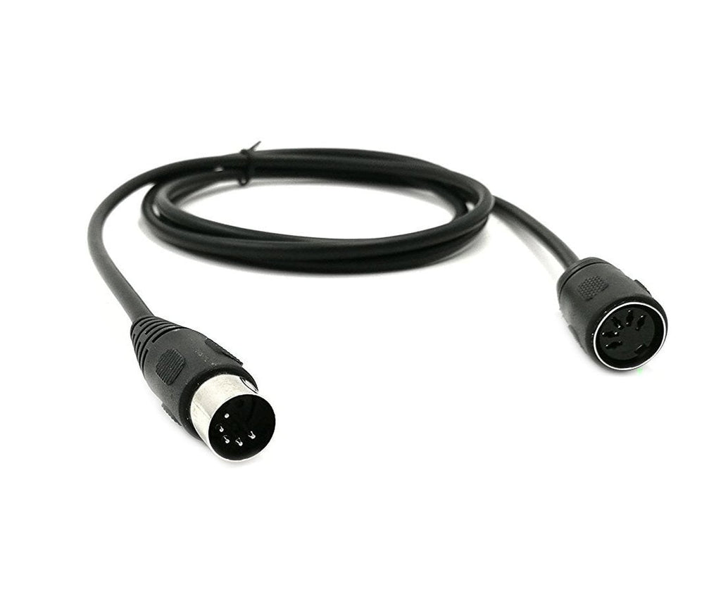 5 pin Male to Female MIDI Connector Cable Length 5 Feet