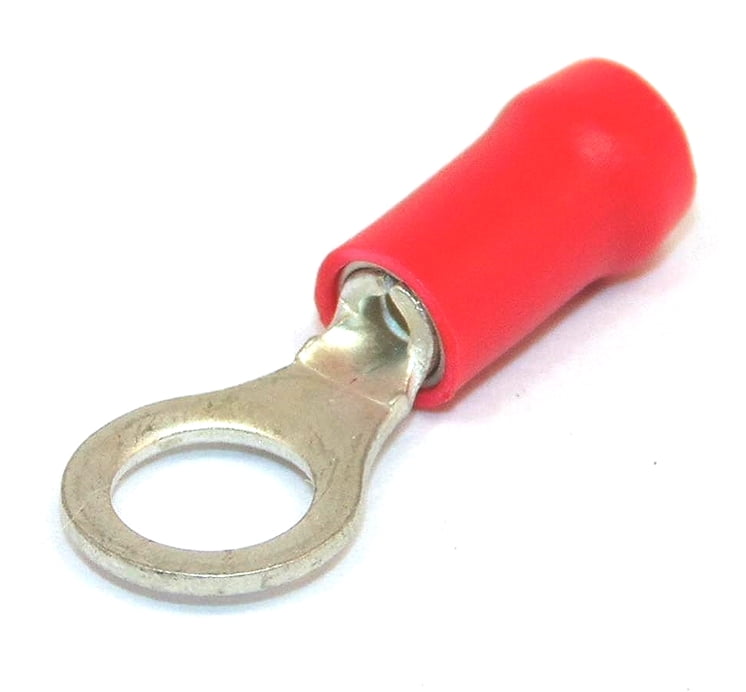 M5 Ring Terminal Connectors, Red