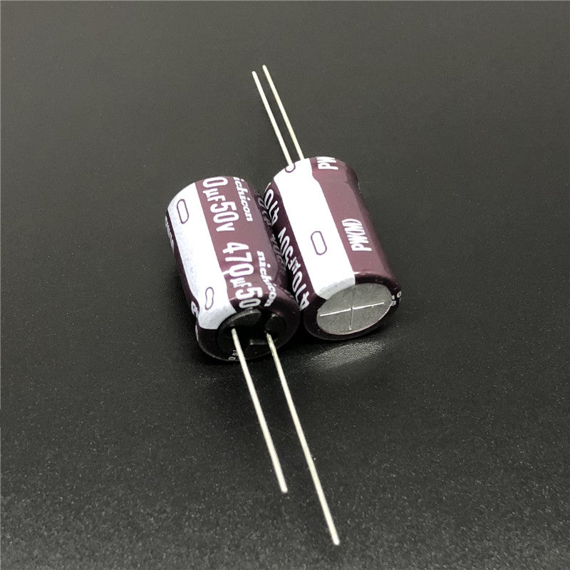 470uF, 50v Capacitor 12.5X20mm (NICHICON) (C)