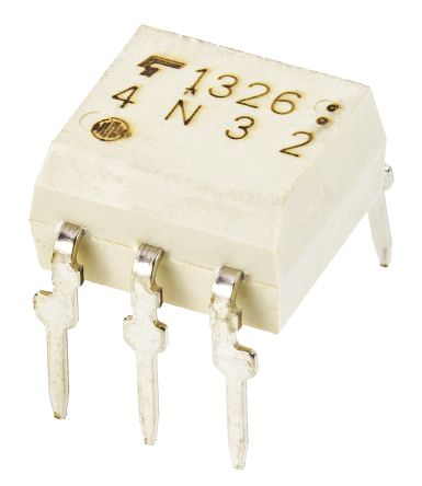 4N32 (Photodarlington Output, Optocoupler IC)