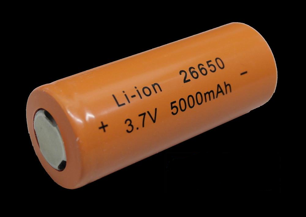 26650 Rechargeable Battery 3.7V, 5000mah