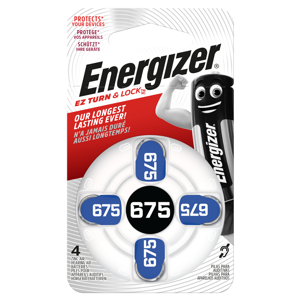 Zinc Air Coin Battery (ZnO2), 1.4V, Size: AC675, R1154 (price is for 1ps only)