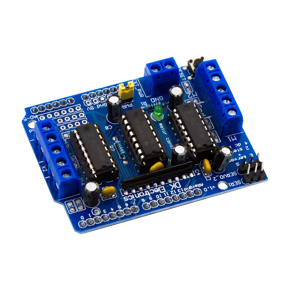 L293D Motor Driver Board, Motor Shield
