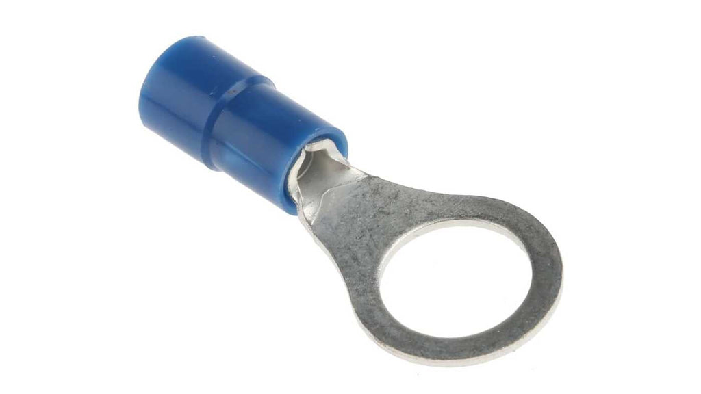 M8 Ring Terminal Connectors, Blue