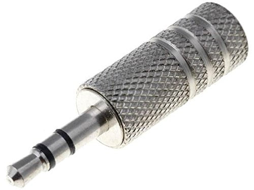 Plug Jack, 3.5mm, Audio, Male, Stereo, Silver