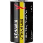 ER34615, 34615, Cylindrical Lithium Battery, 3.6V, 19Ah, Size: D, Non-Rechargeable