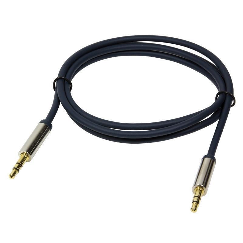Audio Cable, Jack 3.5mm 3pin Plug both sides, 5m (logilink)