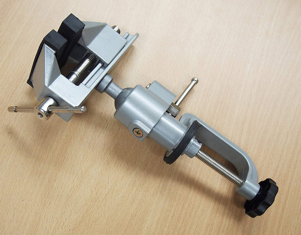 Table Bench Top Vise Vice Universal Swivel Clamp-On