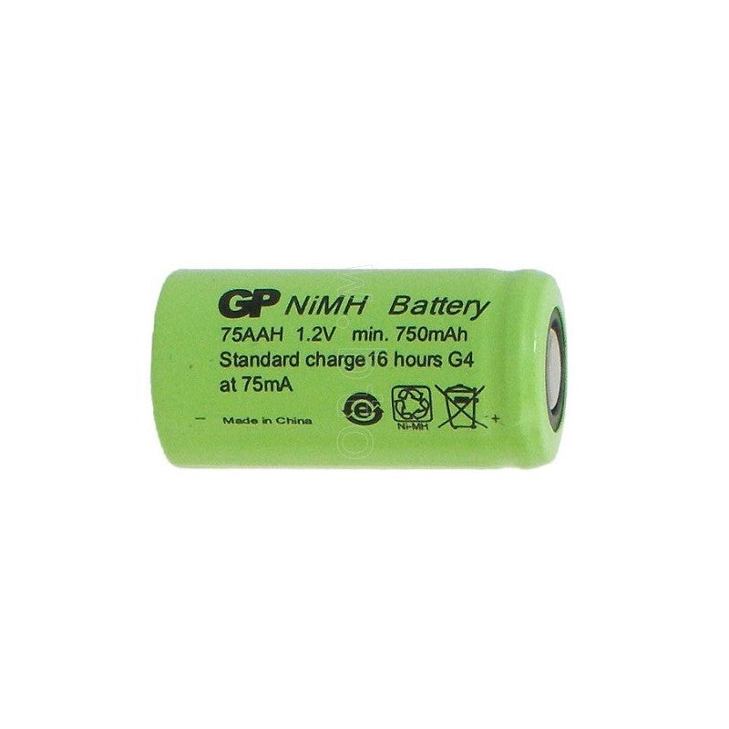 Rechargeable Battery, 2/3AA, 1.2V, 750mAh GP