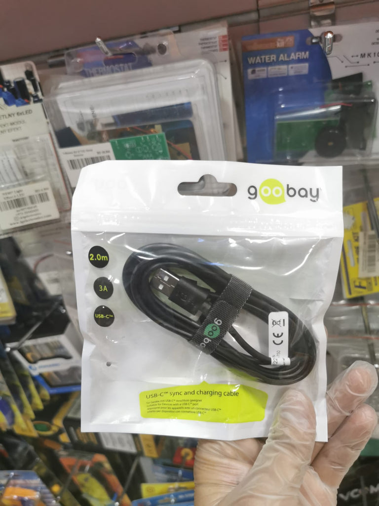 USB Sync and Charging Cable for Type-C, 2M