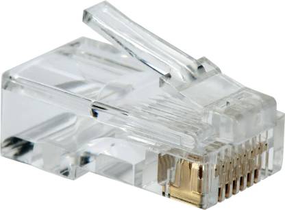 RJ45 Plug, RJ45 Connector, 8pin, PIN: 8, IDC, Crimped