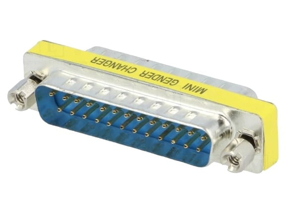 Adapter D-Sub 25pin, Both Sides Plug