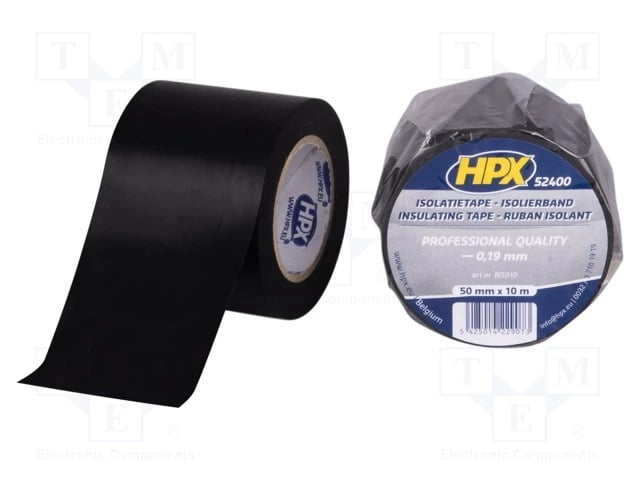 Electrical Insulating Tape,  Width: 50mm, Length: 10meter, Black