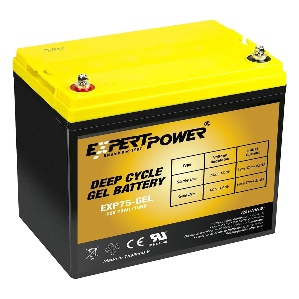 Gel battery 12v, 75Ah