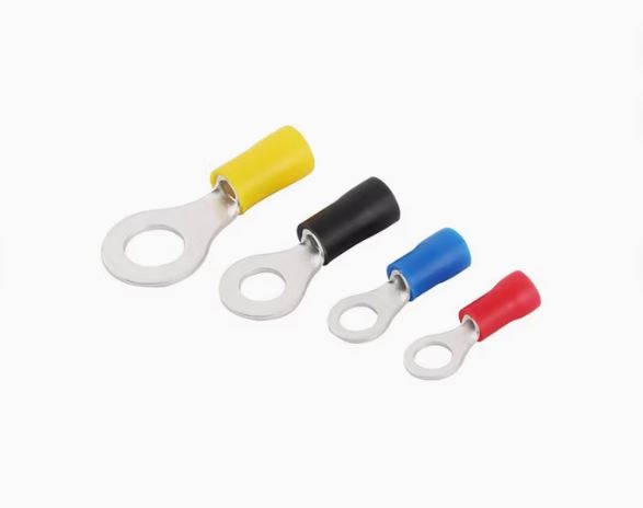 Crimped Terminal Connector, Round, Male, Cable Size: 1.5mm