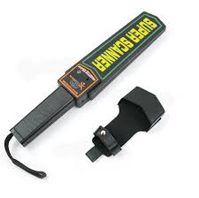 Handheld Metal Detector, Portable Scanner, Black