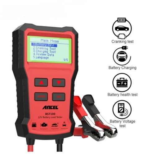 Car Battery Tester, 12V 2000CCA