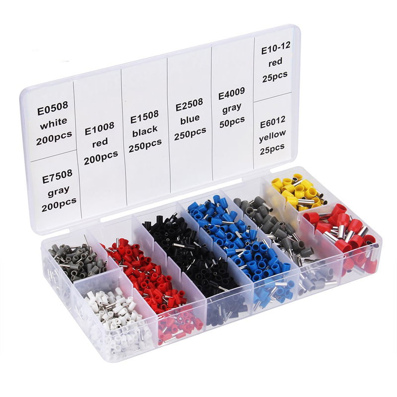 Insulated Wire Connector,  Insulating Crimp Terminals, 1200pcs