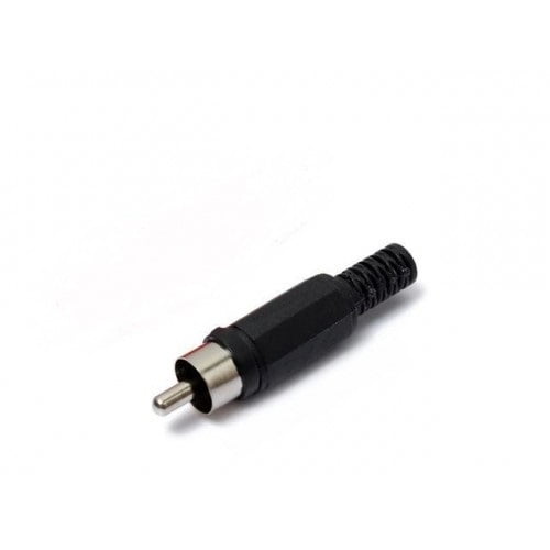 RCA Phono Male Plug Cable MOUNTING Black