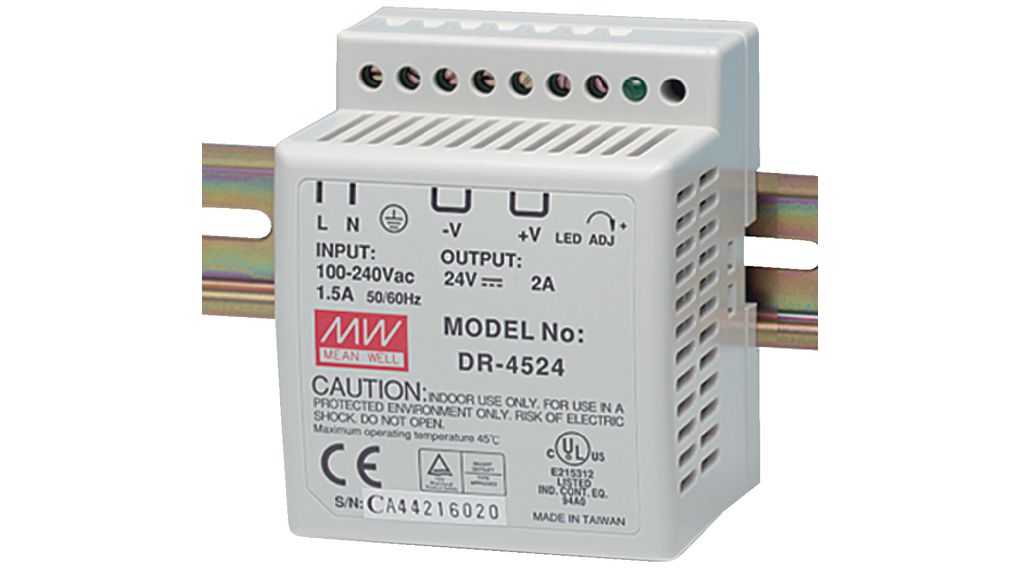 24v, 2A Industrial Din Rail Power Supply