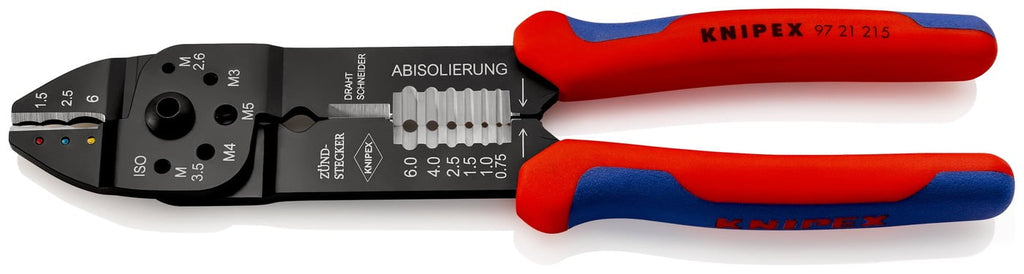 Crimping Tool, Insulated cable Lugs, Insulated Connectors 0.75 to 6 mm²