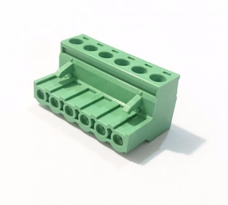 6 PIN FEMALE PLUG-IN TYPE VERTICAL TERMINAL BLOCK