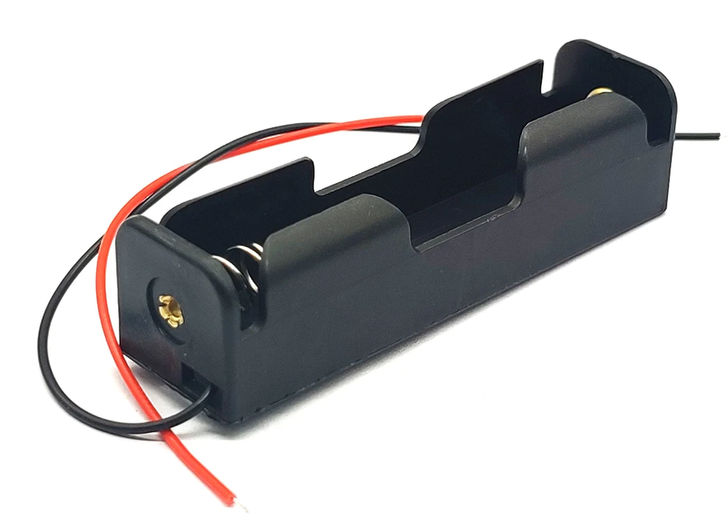 3.7V Battery Holder, 18650 Battery Holder, 1x18650 Battery Holder, Single, Model#2