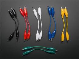 Test Lead, Alligator/Crocodile Cable Short (Price per set 12pcs)