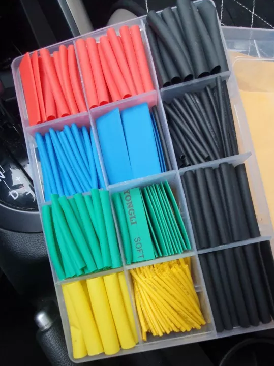Heat Shrink Box, 530pec, 5 Colors, Model#2, Heatshrink, Wire Protector