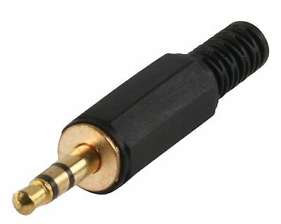 Plug Jack 3,5mm male stereo with strain relief straight
