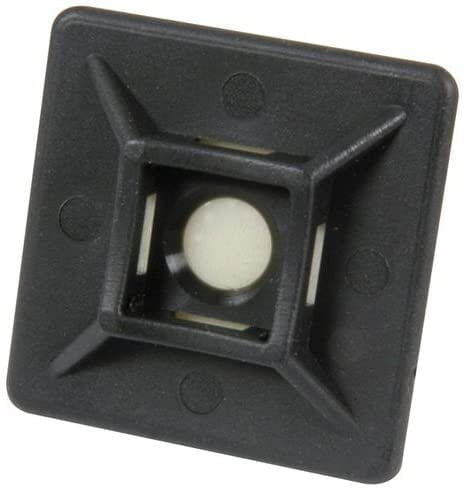 Cable Ties Holder, Black, Size: 19mm, 3.5mm