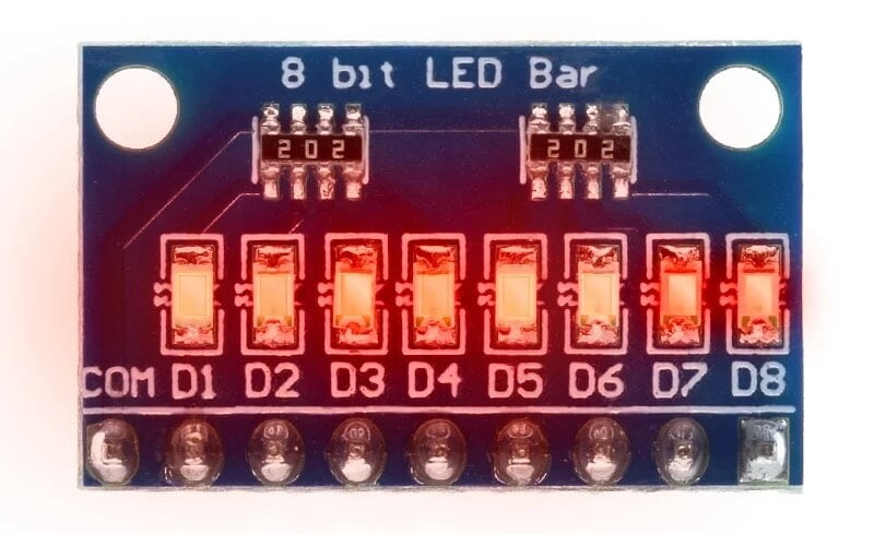 LED Indicator Module, 3v to 24v, Red, Common Anode