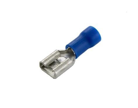 Terminal Connectors, Flat, Female, Blue, 4.8mm, 1.5 to 2.5mm2