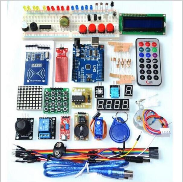 Arduino starter kit with RFID and more