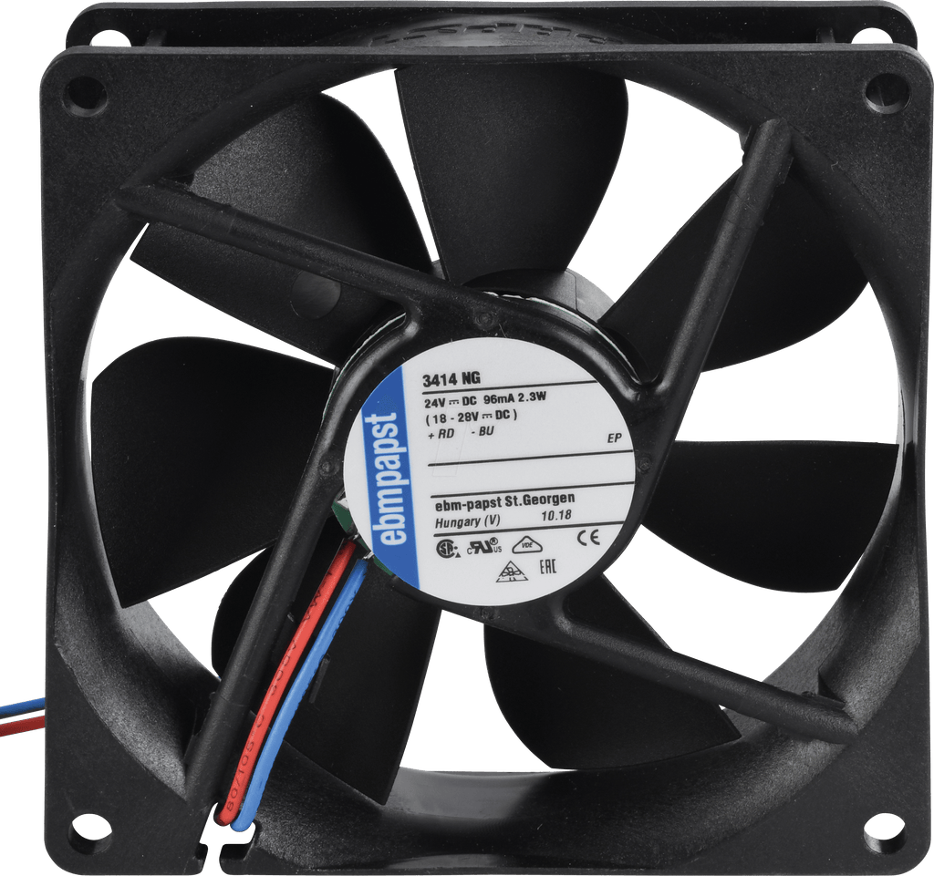 Cooling Fan 24VDC, 3.2W, 3250rpm (92x92x25.4mm)