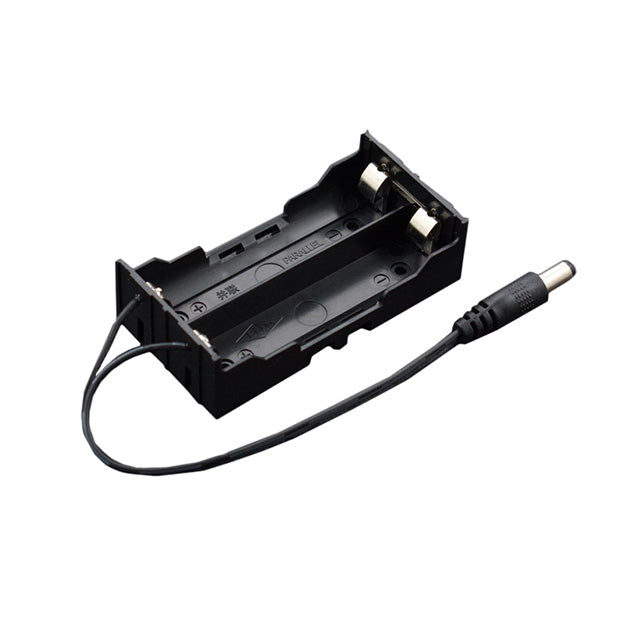 2x18650 Battery Holder with DC 2.1 Power Jack