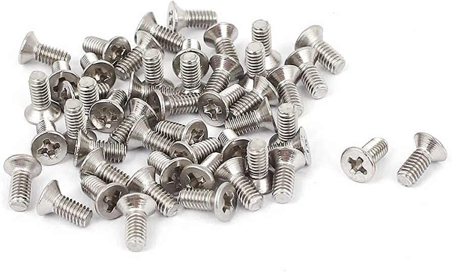 Steel Screw, 2.5x5mm, Head: Countersunk