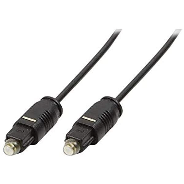 Cable Toslink plug both sides, 2 meter