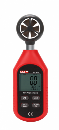 Thermo/anemometer, measuring Temperature -10 to 50°C and Wind Speed 0 to 30m/s