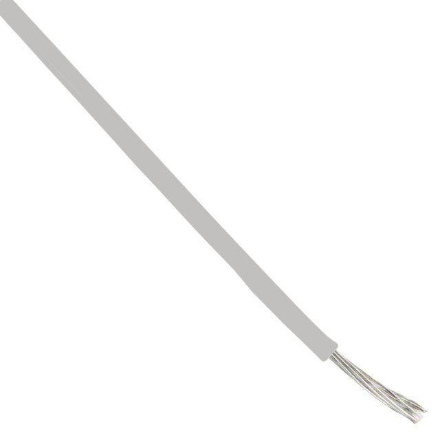 Hook-up Wire, 18AWG, 1 meter, 2.1mm, 300V, White