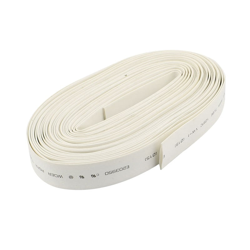 Heatshrink, Heat Shrink, Size: 16mm, White, (by meter)