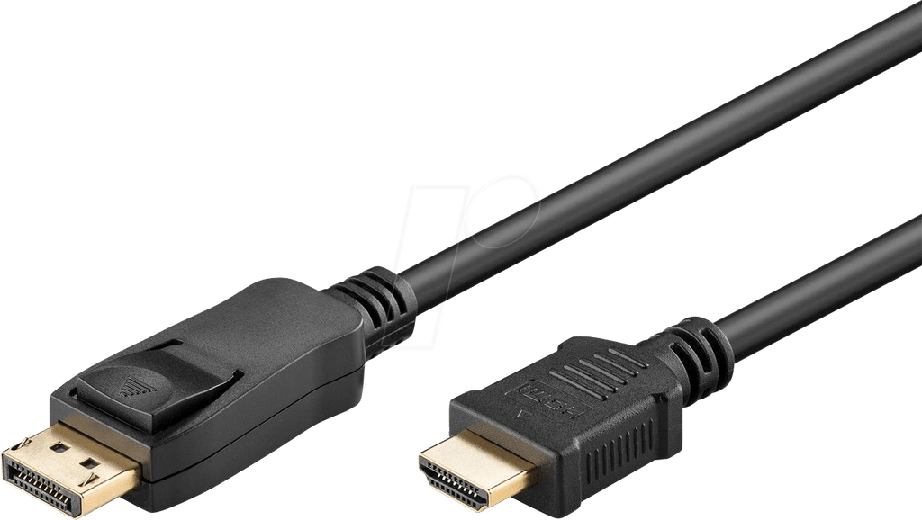 DisplayPort To HDMI, DisplayPort 1.1 Cable, DisplayPort Plug, HDMI Plug 3m