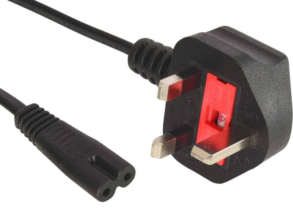 Power Supply Cable, 13A, 250v, Power Cable 2Pins, UK Plug, 1.8 meter