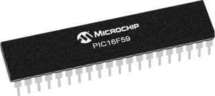 PIC16F59 (8 Bit MCU, Flash, Microcontrollers, 40 Pins)