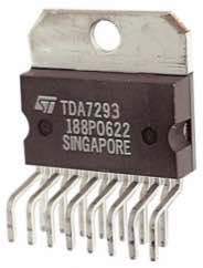 TDA7293, 120v, 100w, DMOS Audio Amplifier with Mute and Standby